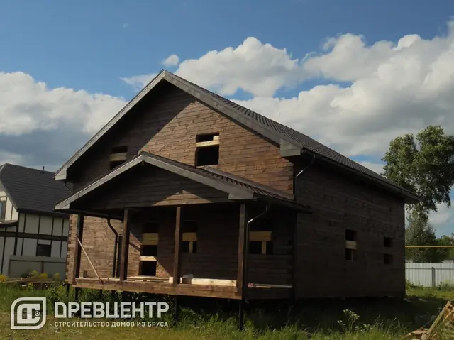 Строительство дома из профилированного бруса по проекту ДБ1 во Владимирской области, фото 8 из 11