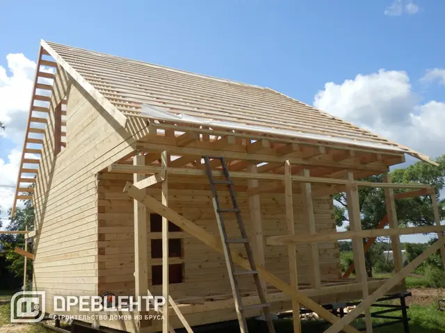 Строительство дома из бруса по эскизу заказчика в Сергиево - Посадском районе, фото 16 из 30