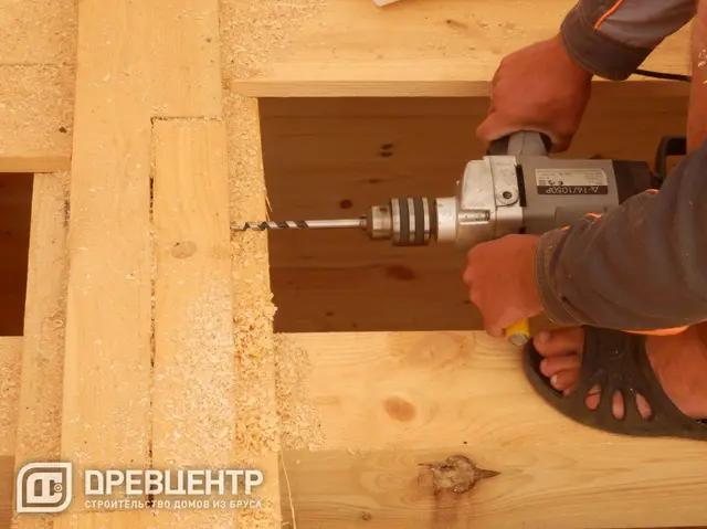 Строительство дома из бруса по эскизу заказчика в Сергиево - Посадском районе, фото 17 из 30