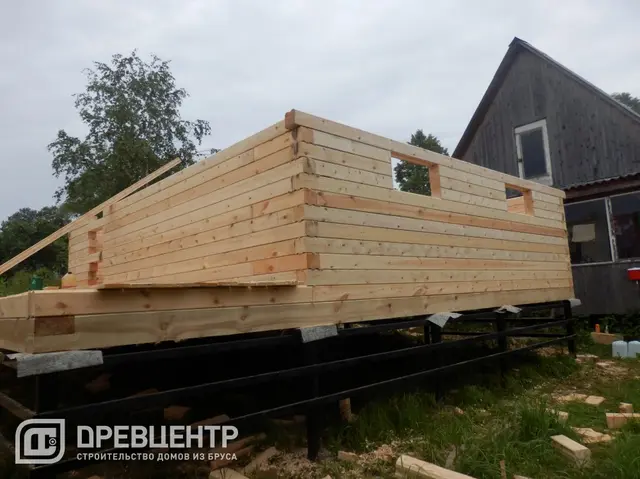 Строительство дома из бруса по эскизу заказчика в Сергиево - Посадском районе, фото 9 из 30