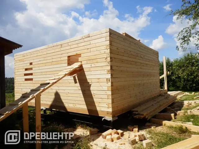 Строительство дома из бруса по эскизу заказчика в Сергиево - Посадском районе, фото 11 из 30