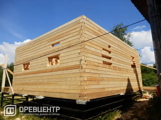 Строительство дома из бруса по эскизу заказчика в Сергиево - Посадском районе, фото 10 из 30