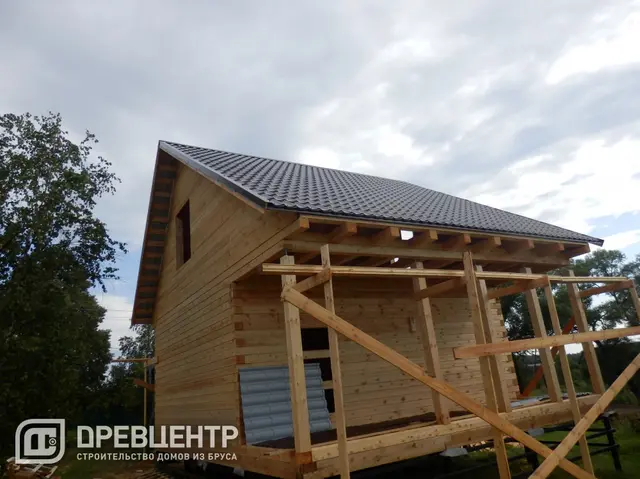 Строительство дома из бруса по эскизу заказчика в Сергиево - Посадском районе, фото 28 из 30
