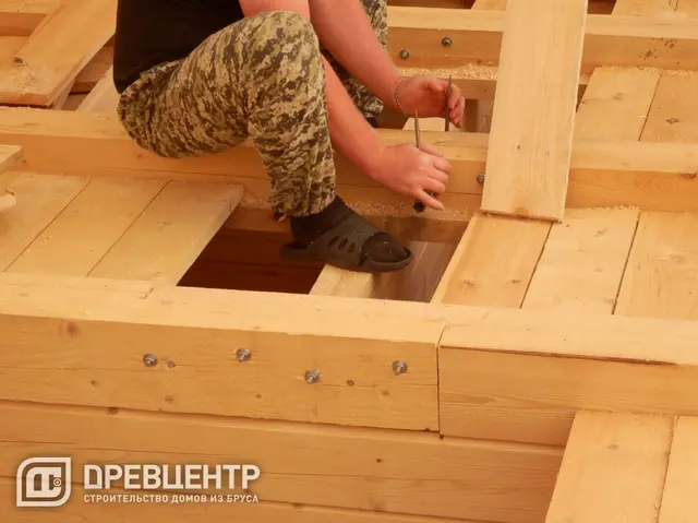 Строительство дома из бруса по эскизу заказчика в Сергиево - Посадском районе, фото 18 из 30