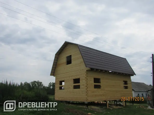 Строительство дома из бруса по проекту ДБ38 в Рязанской области, фото 14 из 14