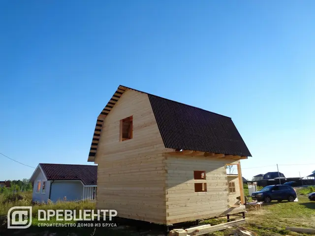 Строительство дома из бруса по проекту ДБ53 в Можайском районе, фото 11 из 12