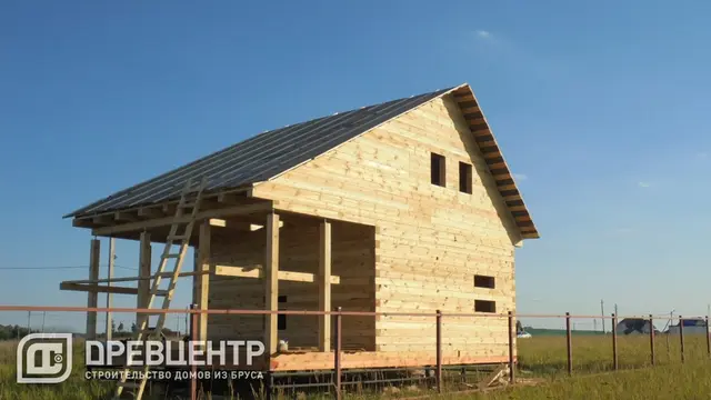 Строительство дома из бруса по проекту ДБ10 в Раменском районе, фото 15 из 15
