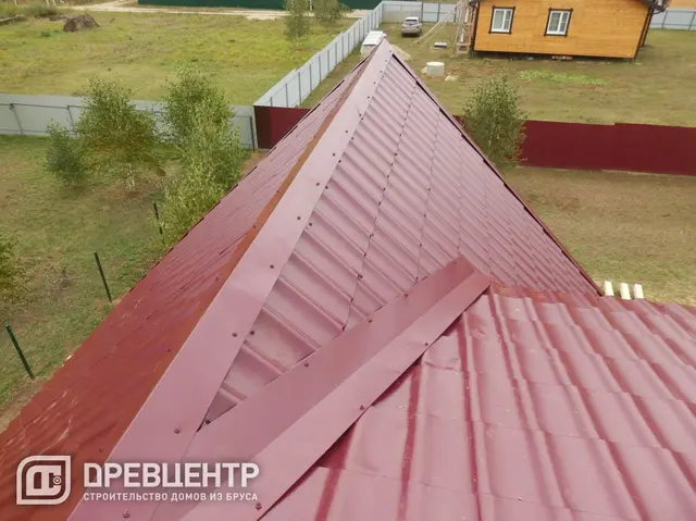 Строительство дома из бруса по проекту ДБ4 в Можайском районе, фото 25 из 29