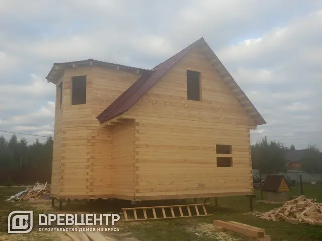 Строительство дома из бруса по проекту ДБ4 в Можайском районе, фото 29 из 29