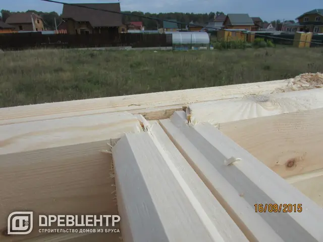 Строительство дома из бруса по проекту ДБ18 в Истринском районе, фото 7 из 25