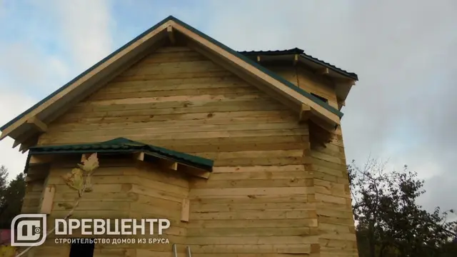 Строительство дома из бруса по проекту ДБ16 г.Кубинка, фото 17 из 18