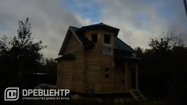 Строительство дома из бруса по проекту ДБ16 г.Кубинка, фото 15 из 18