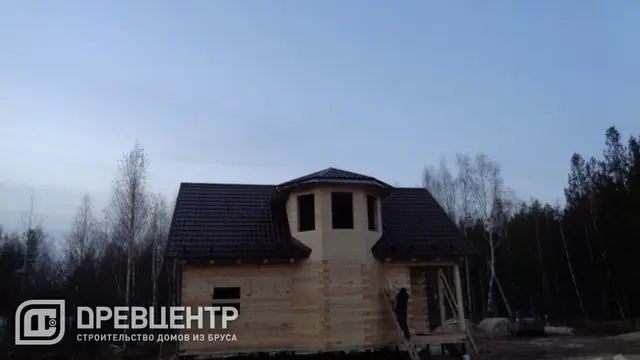 Строительство дома из бруса по проекту ДБ62 в г.Шатура, фото 16 из 17