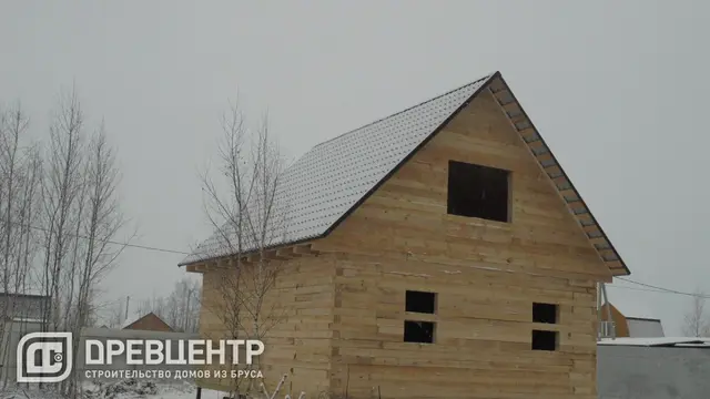 Строительство дома из бруса по проекту ДБ59 в Раменском районе, фото 13 из 13