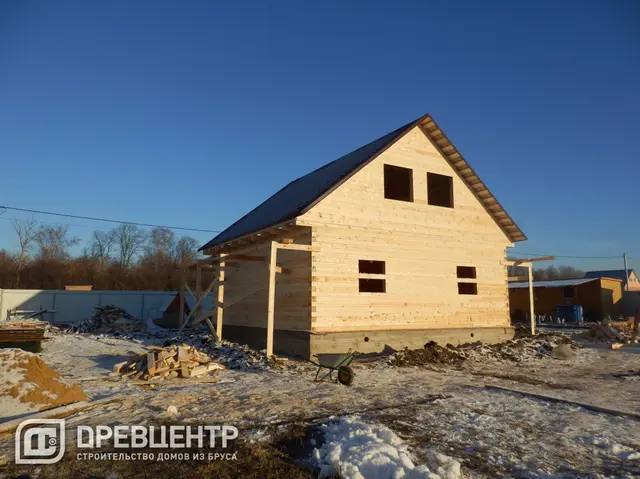 Строительство дома по проекту ДБ 89 в Воскресенском районе д.Конобеево, фото 11 из 14