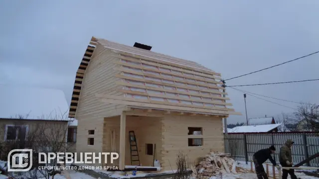 Строительство дома из бруса 6х6 в Солнечногорском районе д.Чашниково, фото 10 из 11