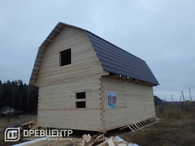 Строительство дома из бруса по проекту ДБ89 в Заокском районе, фото 13 из 15