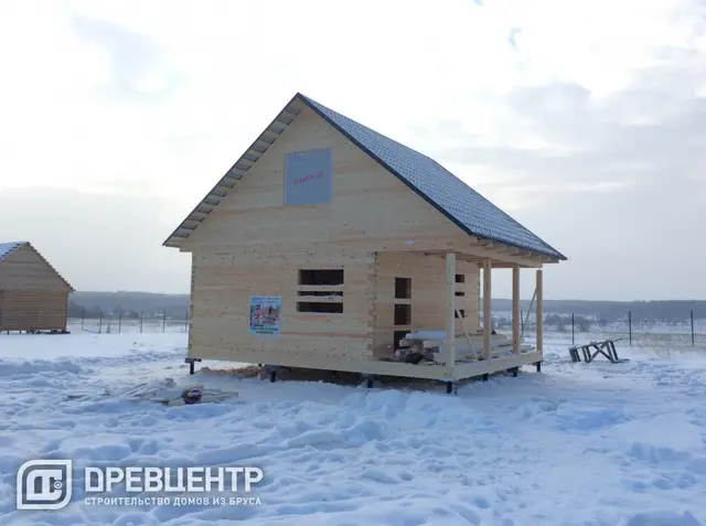 Строительство дома из бруса по проекту ДБ109 в Серпуховском районе, фото 9 из 9