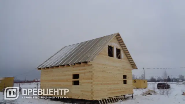 Строительство дома по проекту ДБ32 в Егорьевском районе, фото 13 из 16