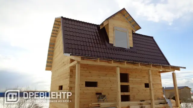 Строительство дома из бруса по проекту ДБ60 в г.Талдом, фото 14 из 20