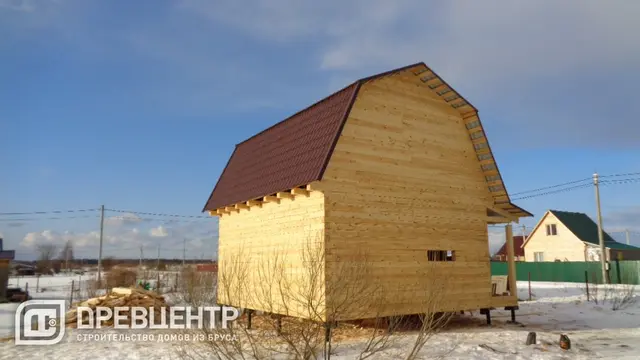 Строительство дома из бруса по проекту ДБ60 в г.Талдом, фото 16 из 20