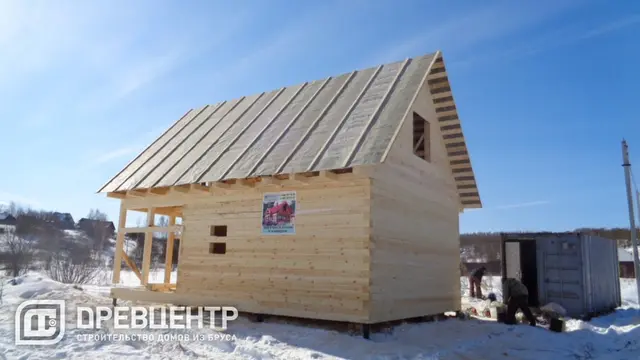 Строительство дома из бруса по эскизу заказчика в Дмитровском районе., фото 12 из 13