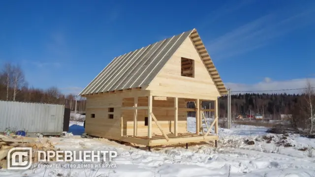 Строительство дома из бруса по эскизу заказчика в Дмитровском районе., фото 9 из 13