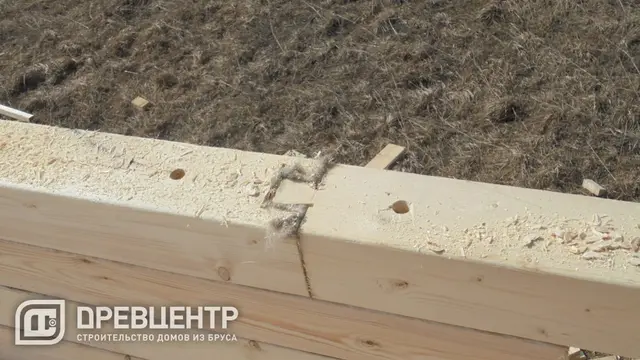 Строительство дома из бруса по проекту ДБ24 в Можайском районе д.Денисьево, фото 7 из 15