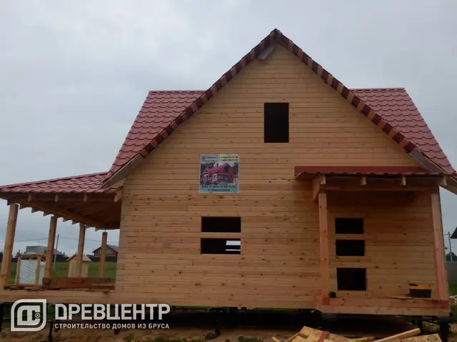 Строительство дома из бруса по проекту ДБ31 в Боровском районе Калужской области, фото 24 из 24