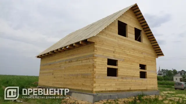 Строительство дома из бруса 8х10 в Сергиево - Посадском районе, фото 9 из 9