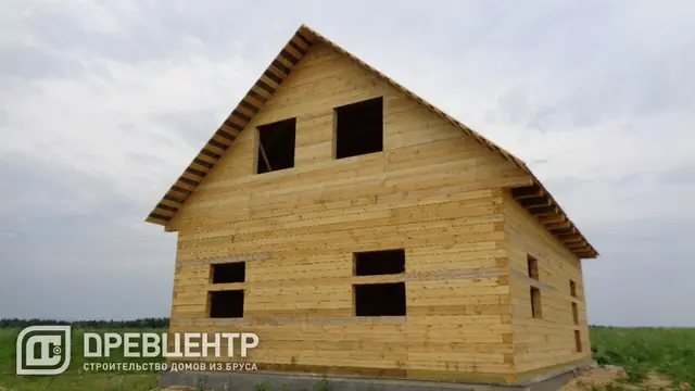 Строительство дома из бруса 8х10 в Сергиево - Посадском районе, фото 7 из 9