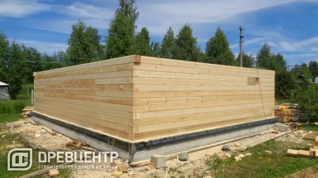 Строительство дома из бруса 6х8 в Талдомском районе д.Устье - Стрелка, фото 7 из 17