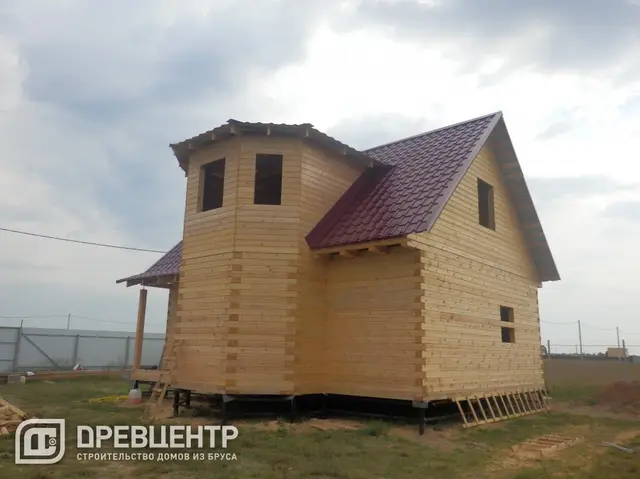 Строительство дома из бруса по проекту ДБ4 в Петушинском районе Владимирской области, фото 21 из 21