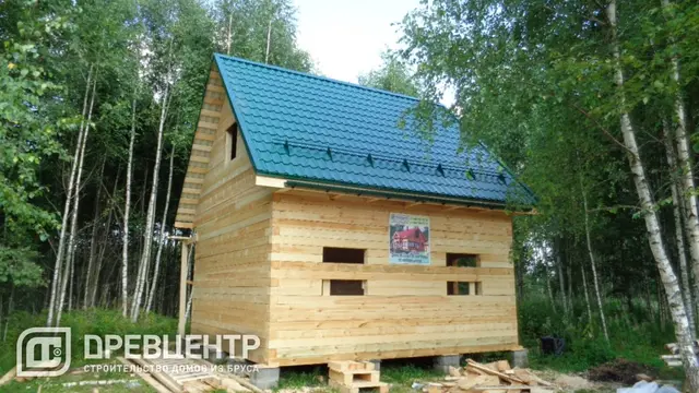 Строительство дома из бруса ДБ39 в Дмитровском районе СНТ "Яхрома Ривьер", фото 10 из 12