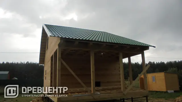 Строительство дома из бруса по проекту ДБ10 во Владимирской области г.Киржач, фото 15 из 16