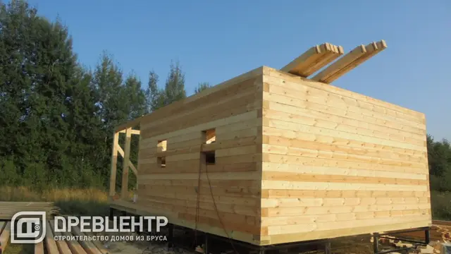 Строительство дома из бруса по проекту ДБ10 во Владимирской области г.Киржач, фото 7 из 16