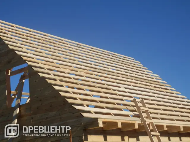Строительство дома из бруса по проекту ДБ59 в Егорьевском районе, фото 7 из 10