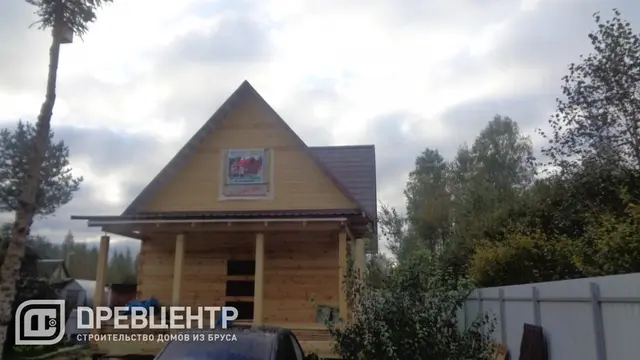 Строительство дома из бруса 6х9 в Волоколамском районе, фото 18 из 18