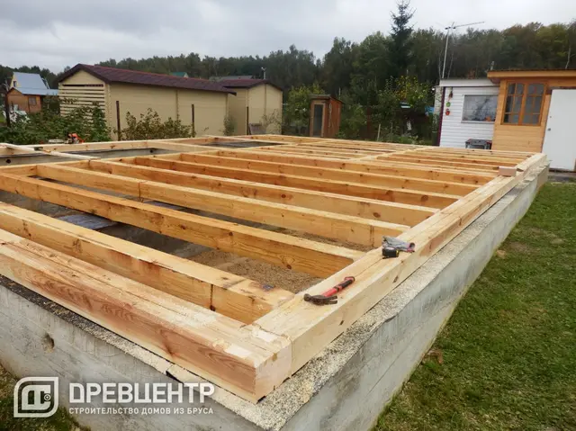 Строительство дома из бруса 8х10 в Чеховском районе., фото 7 из 16