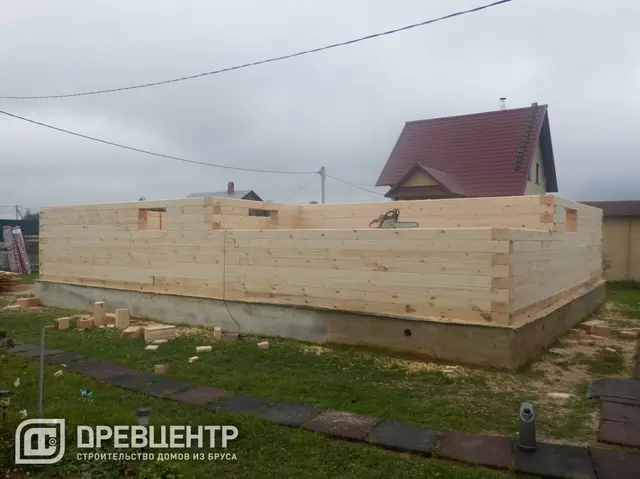 Строительство дома из бруса 8х10 в Чеховском районе., фото 8 из 16