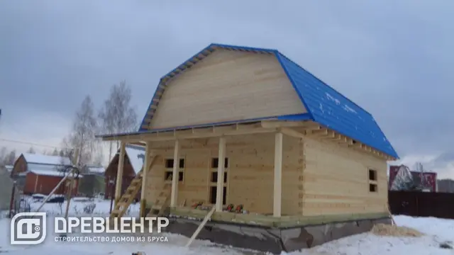 Строительство дома из бруса по проекту ДБ35 в Ногинском районе г.Электросталь, фото 13 из 13