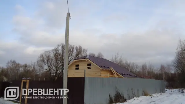 Строительство дома из бруса по проекту ДБ109 в Раменском районе д.Нижнее Велино, фото 14 из 14