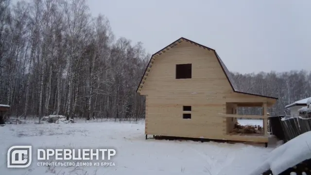Строительство дома из бруса ДБ112 в Раменском районе д.Чекменево, фото 12 из 16