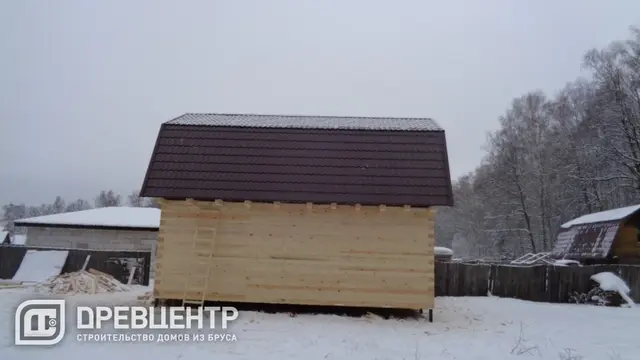 Строительство дома из бруса ДБ112 в Раменском районе д.Чекменево, фото 14 из 16