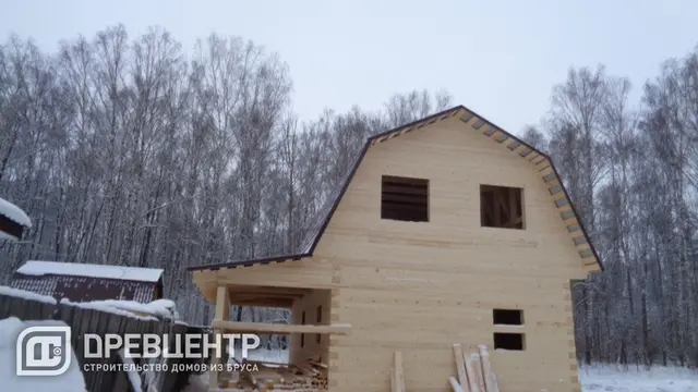 Строительство дома из бруса ДБ112 в Раменском районе д.Чекменево, фото 16 из 16