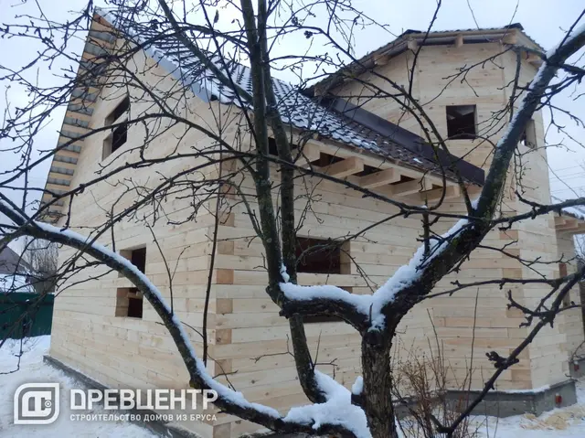 Строительство дома из бруса по проекту ДБ62 в Чеховском районе, фото 12 из 12