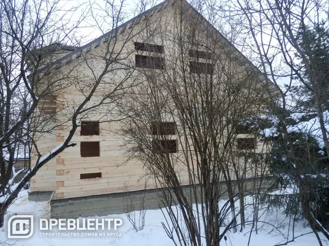 Строительство дома из бруса по проекту ДБ62 в Чеховском районе, фото 11 из 12