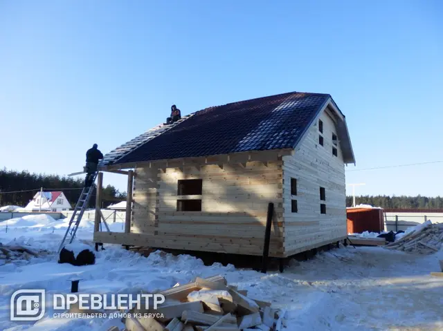 Строительство дома из бруса по проекту ДБ109 во Владимирской области д.Дубки, фото 16 из 16