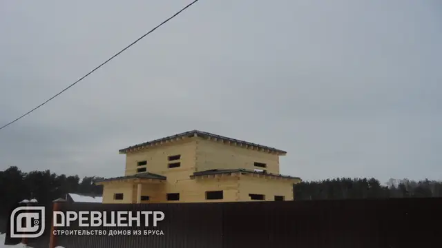 Строительство дома из бруса по проекту ДБ 117 во Владимирской области д.Киржач, фото 15 из 16