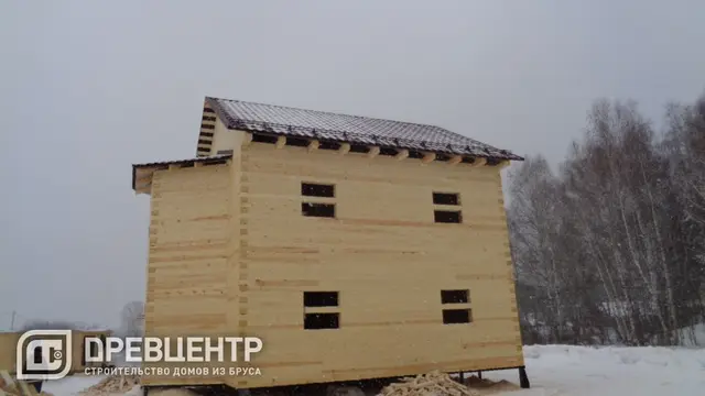 Строительство дома из бруса по проекту ДБ118 во Владимирской области д.Марково, фото 9 из 12
